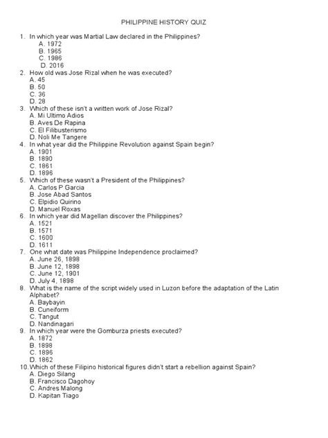 1.26 Tagalog history quiz .